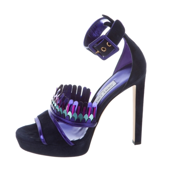 Jimmy Choo Kathleen 130 Platform Sandals - Picture 1 of 5